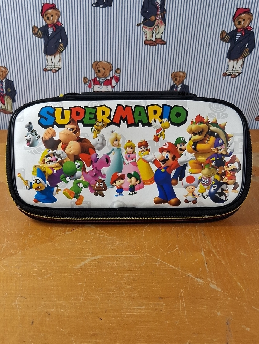 Nintendo Switch Super Mario Bros Characters Hard Bottom Travel Game Case